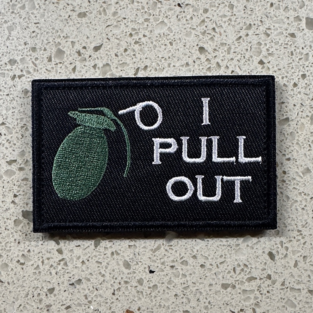 Black and Green Tactical Patch